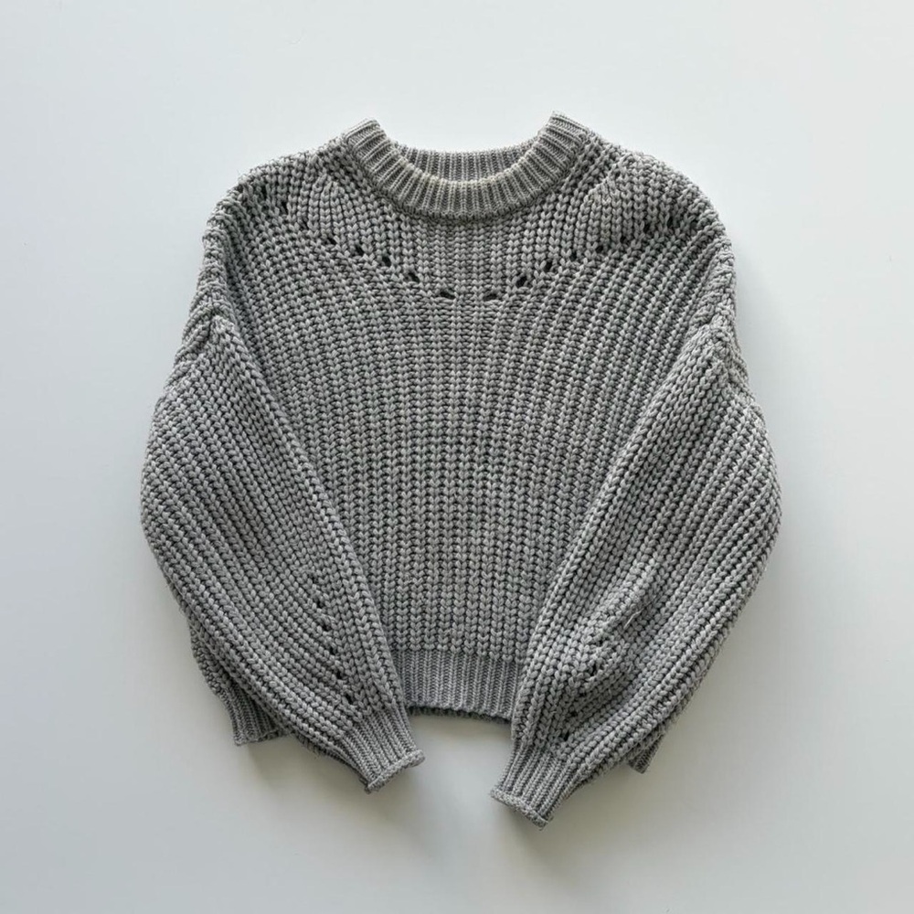 Gray Knit Sweater
